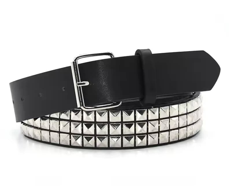 Cinturón con Remaches de Pirámide para Hombre y Mujer - Imagen 1