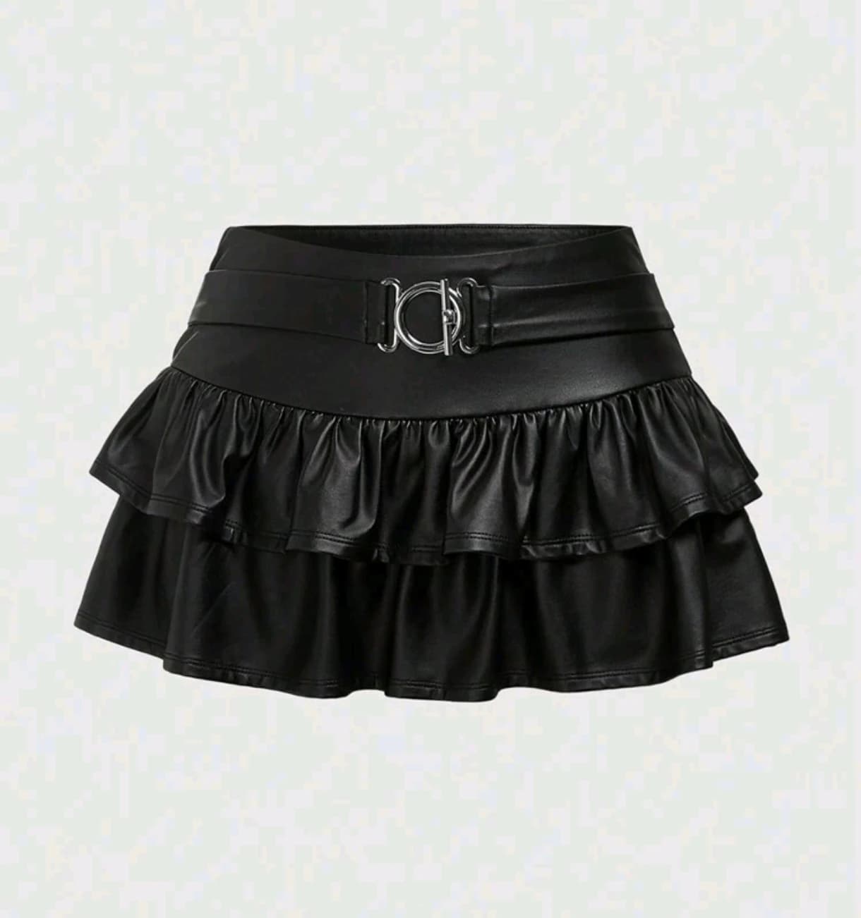 Falda mini con volantes - Imagen 1