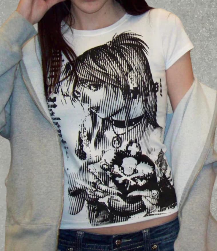 Camisa con estampado de Misa Amane - Imagen 2
