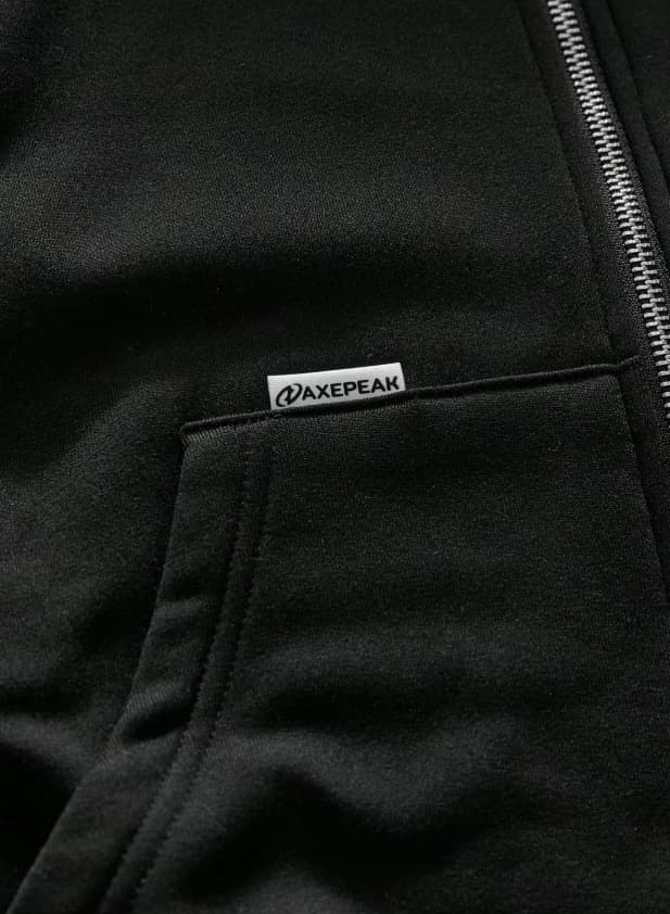 Sudadera con cuello sintético negro - Imagen 4