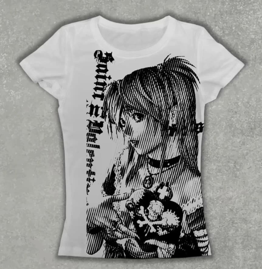 Camisa con estampado de Misa Amane - Imagen 1