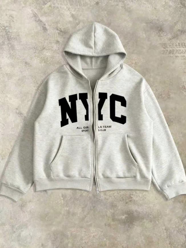 Sudadera con capucha holgada NYC - Imagen 2
