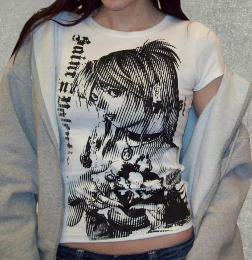 Camisa con estampado de Misa Amane - Imagen 3